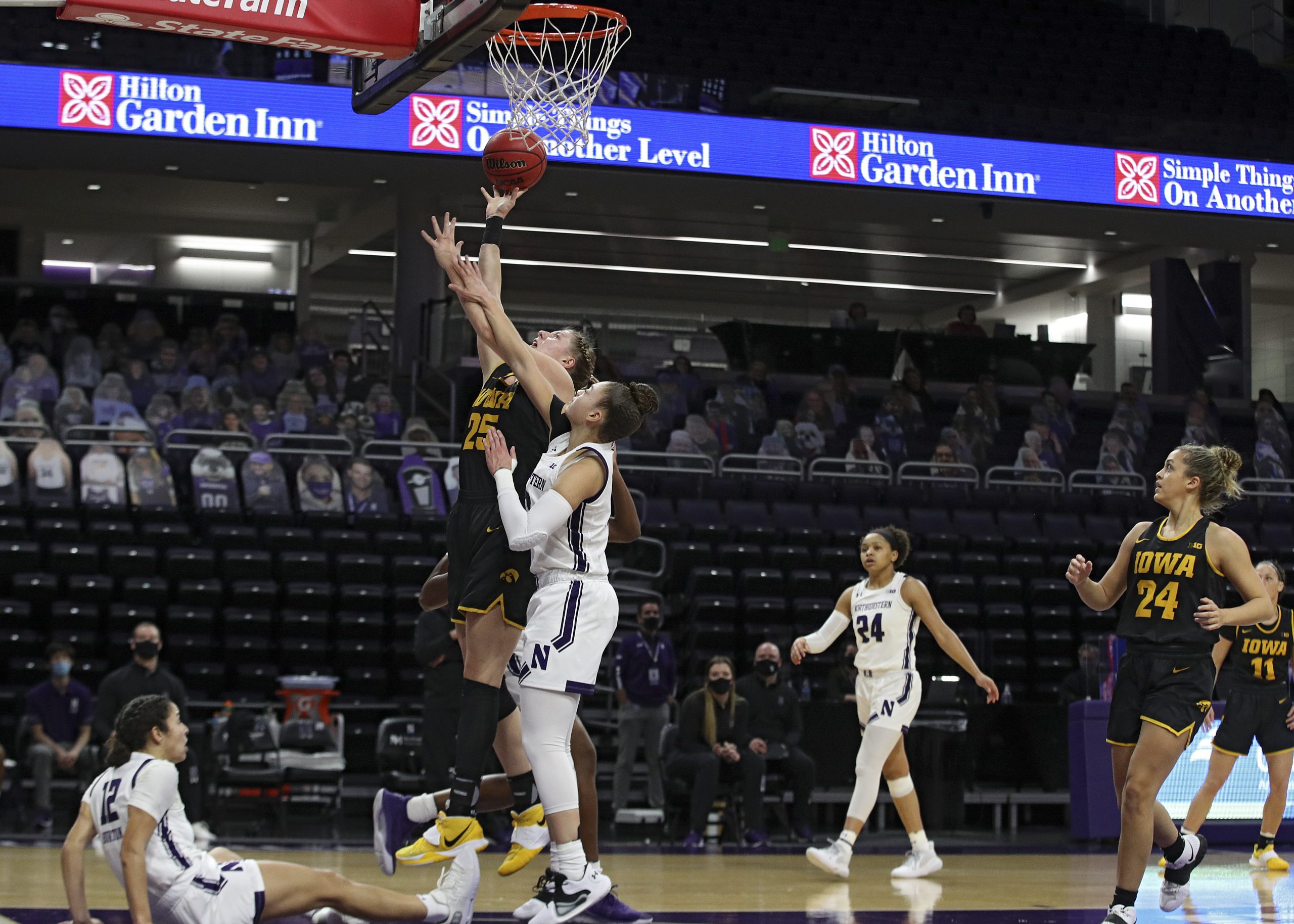 Iowa Women's Basketball at Northwestern