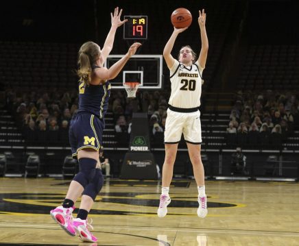 Iowa Women's Basketball vs Michigan