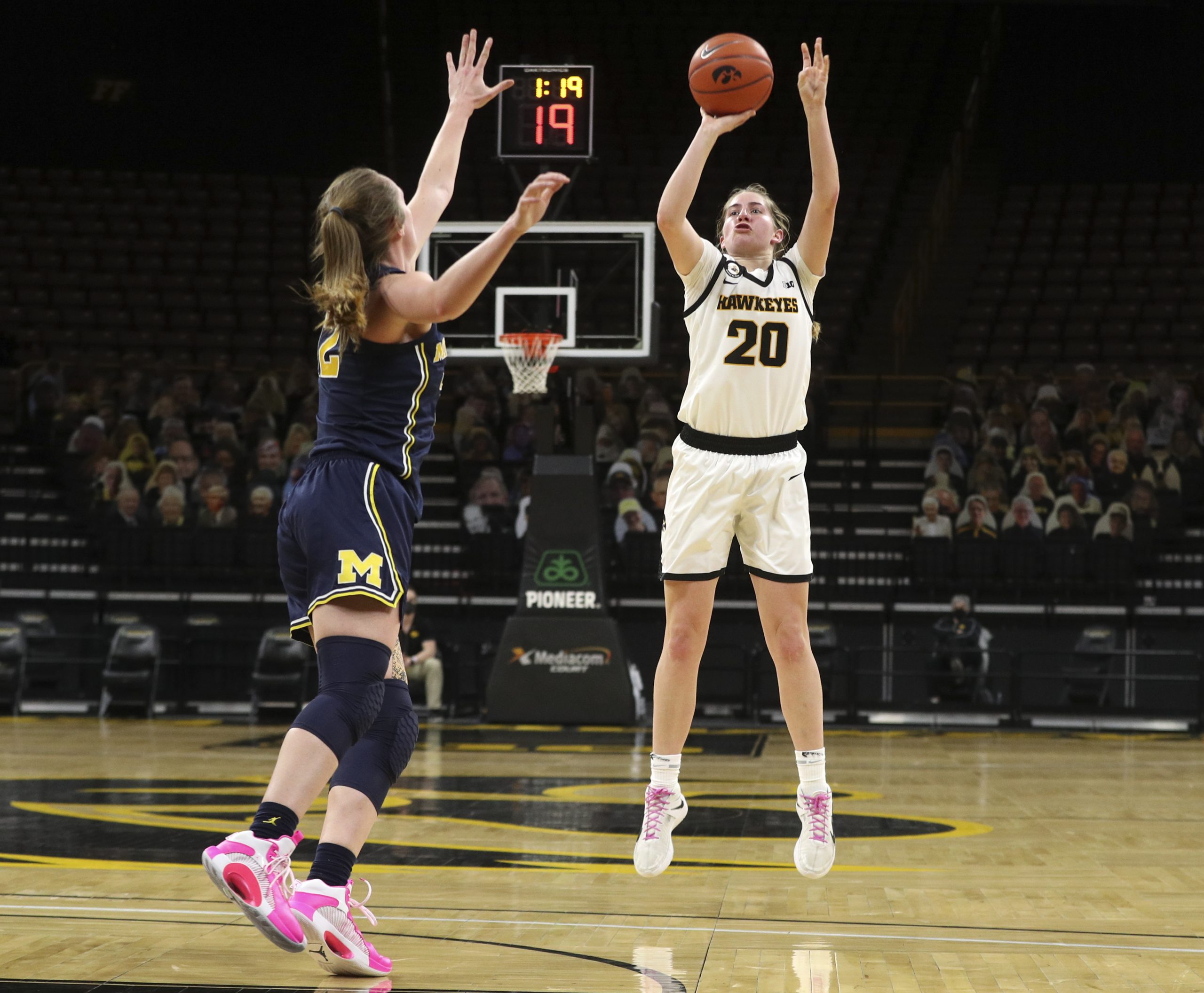 Iowa Women's Basketball vs Michigan