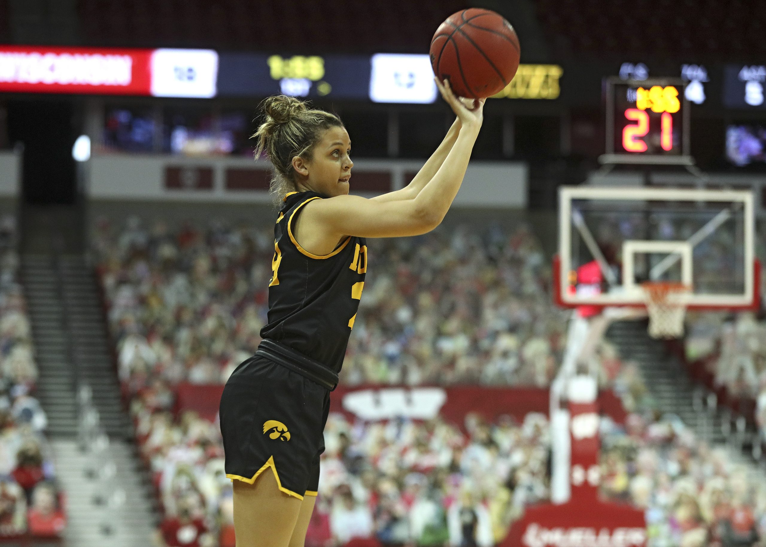 Iowa Women's Basketball at Wisconsin Iowa Women's Basketball at Wisconsin