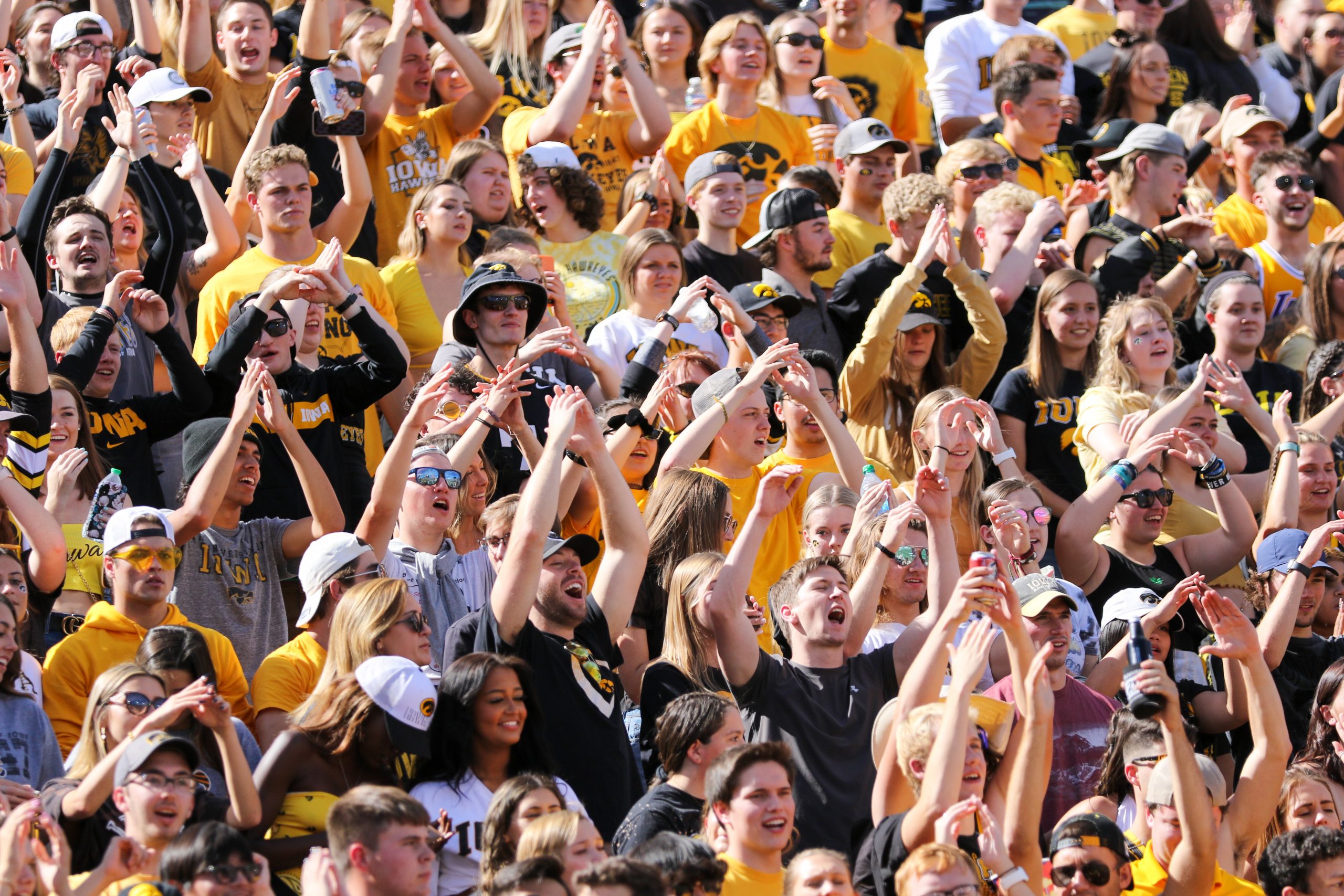 Iowa Football Student Section