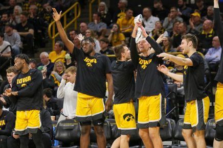 Iowa Basketball Bench