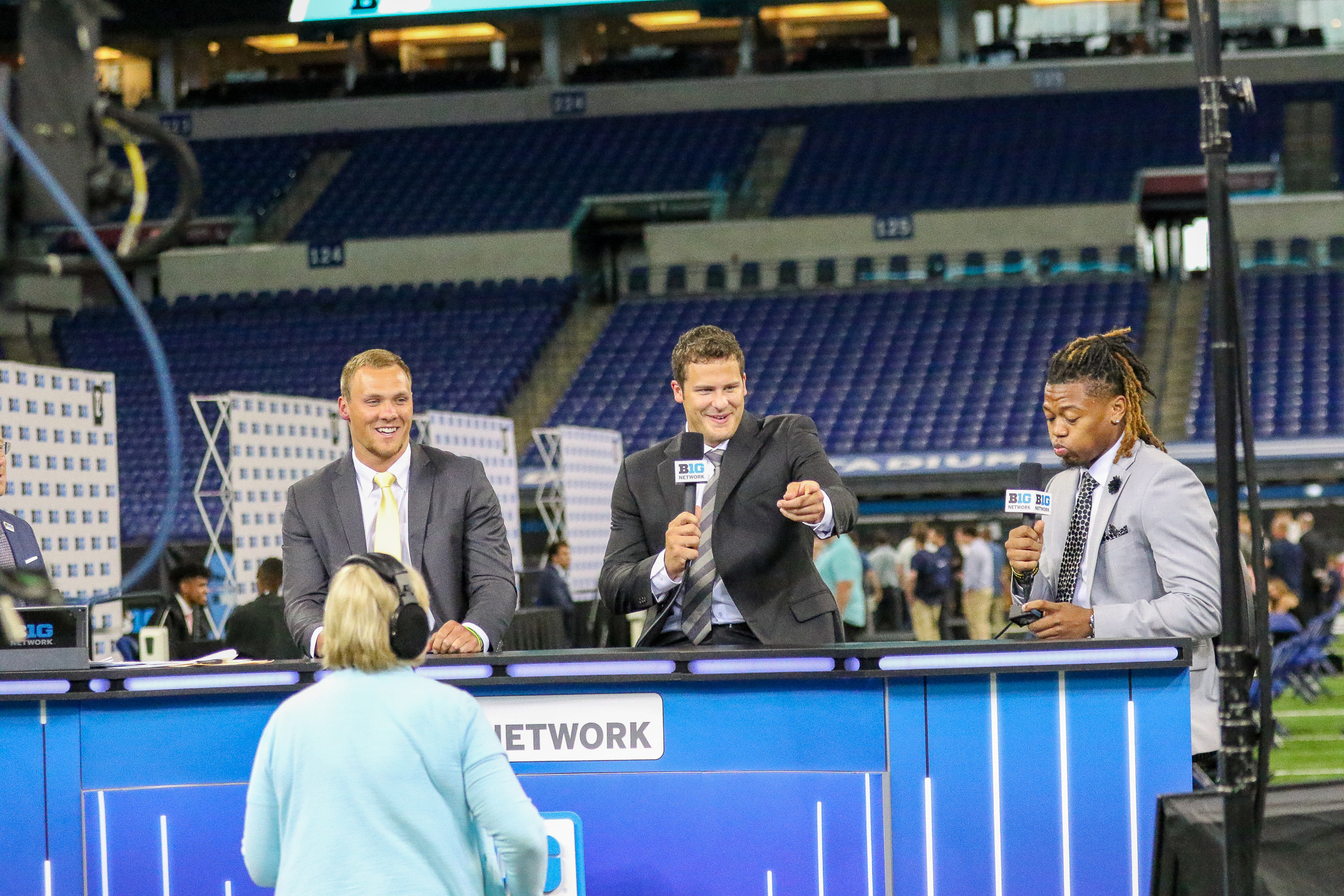 Jack Campbell, Sam LaPorta, Kaevon Merriweather