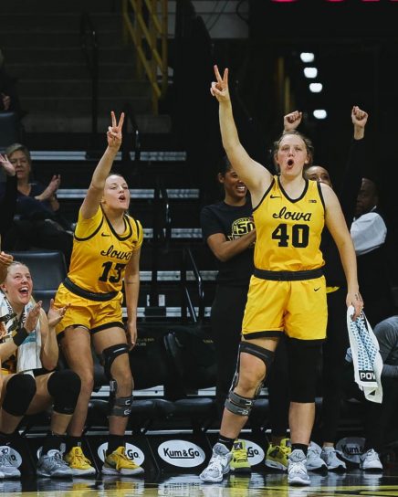 iowa women bb win