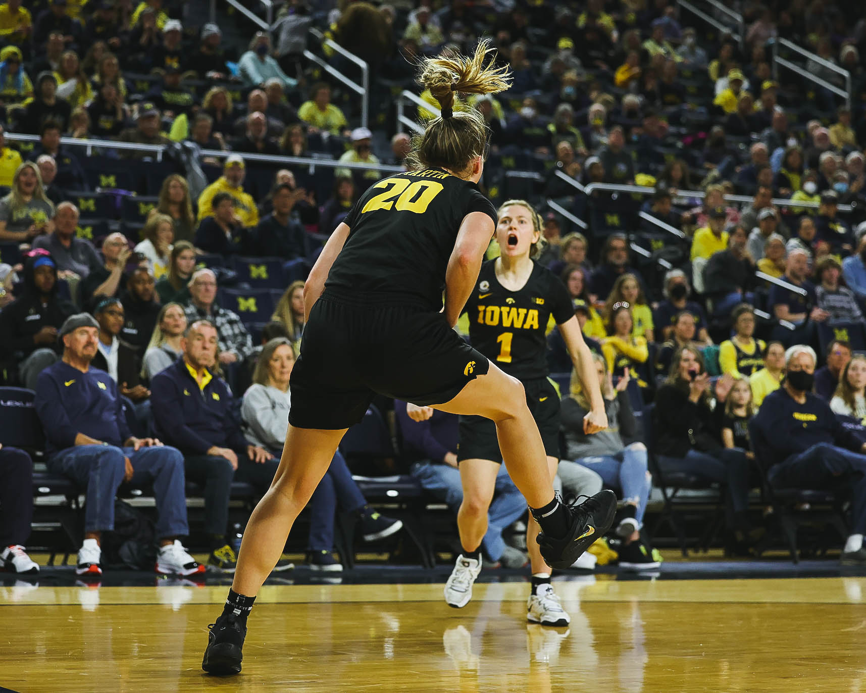 iowa women at michigan