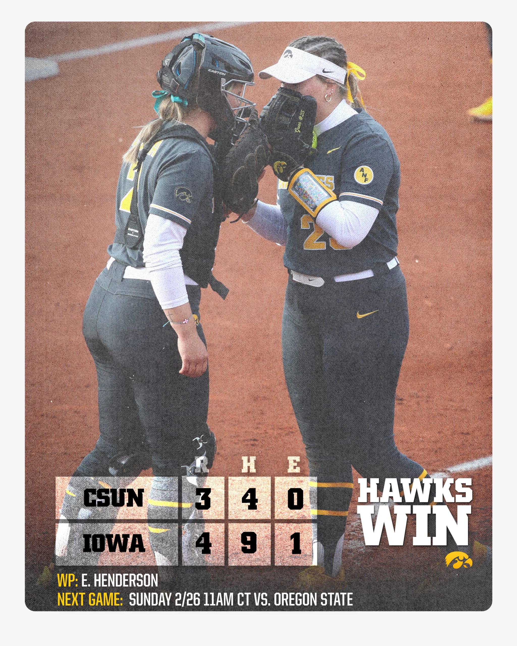 softball beats cal state northridge