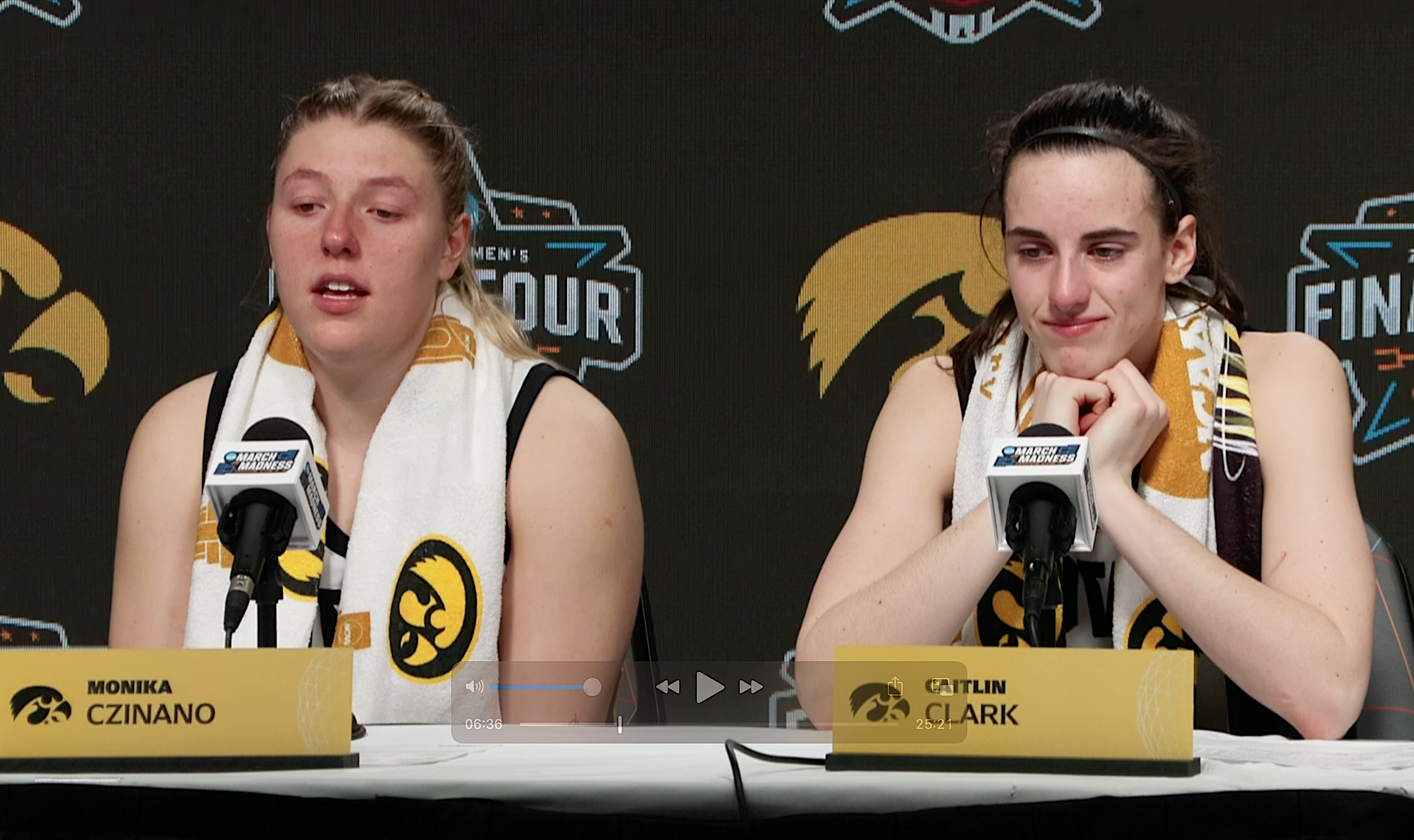 Caitlin Clark, Monika Czinano Caitlin Clark, Monika Czinano