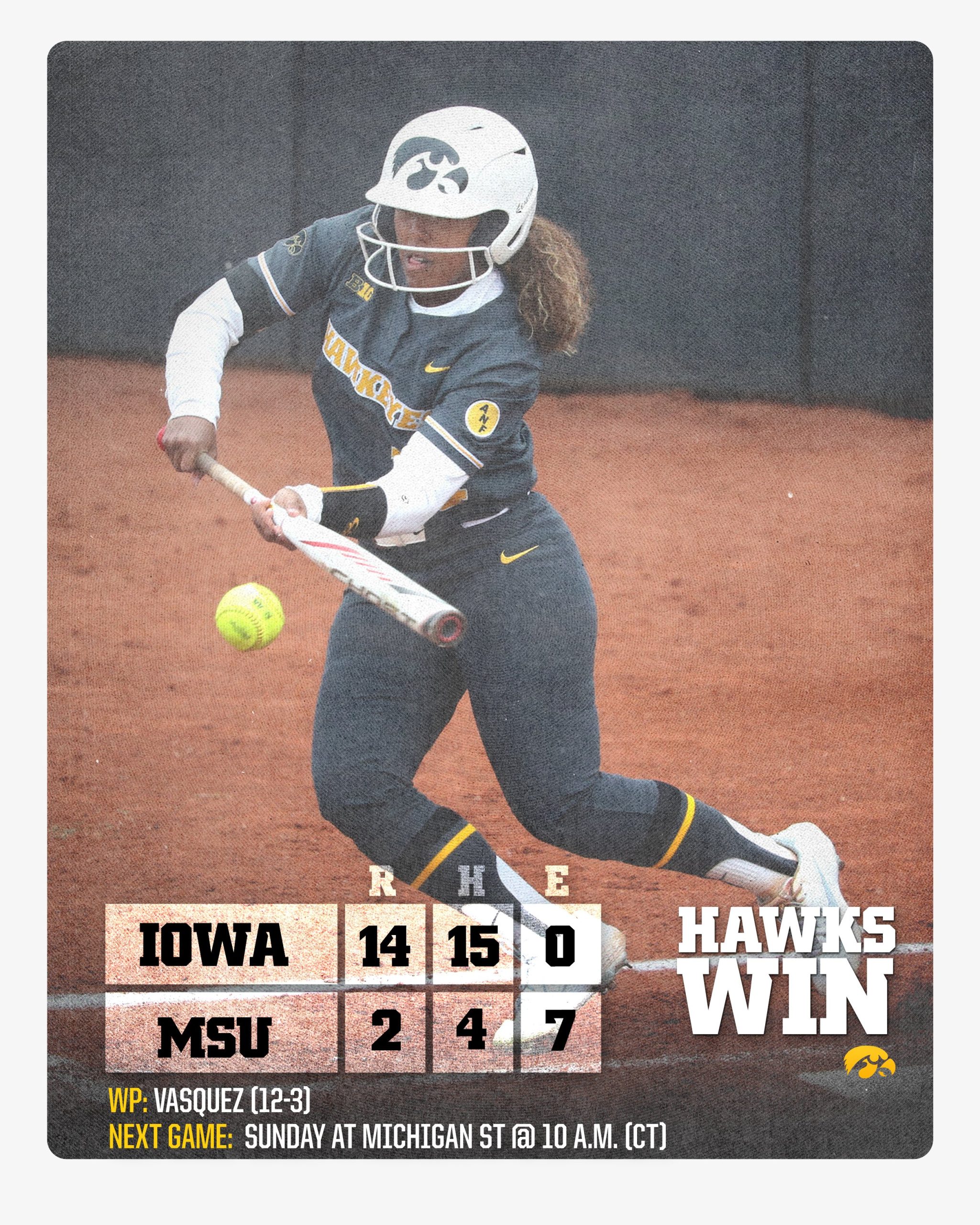 softball crushes msu