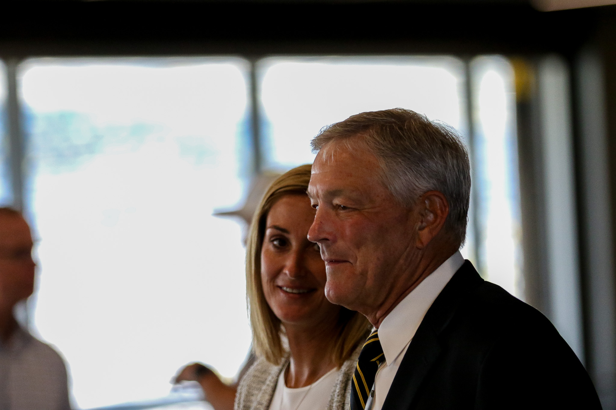Beth Goetz, Kirk Ferentz Beth Goetz, Kirk Ferentz