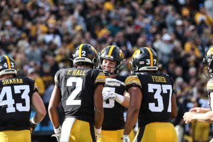 Cooper DeJean, TJ Hall, Kyler Fisher