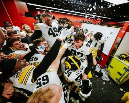 iowa fb neb celebration