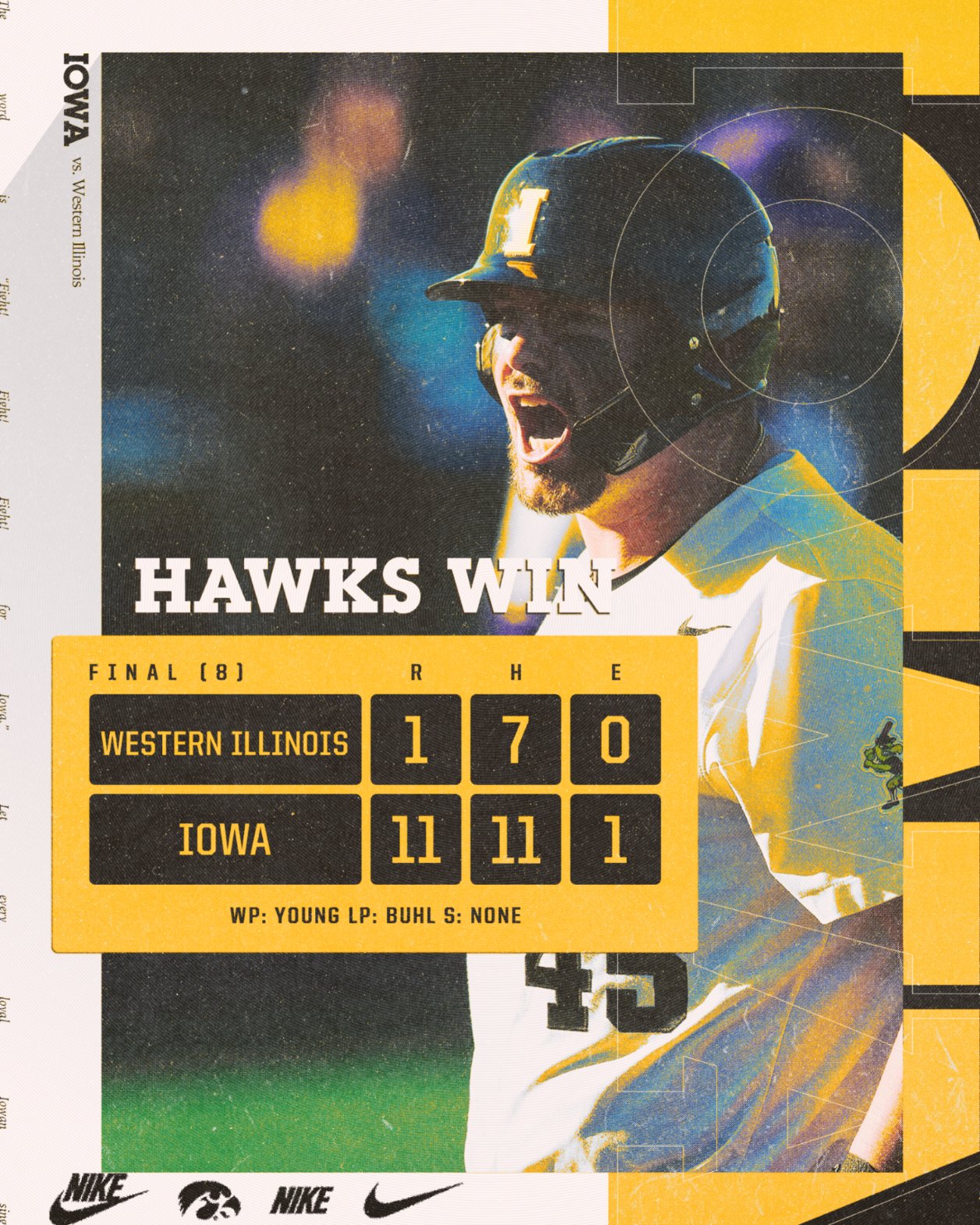 base beats western illinois