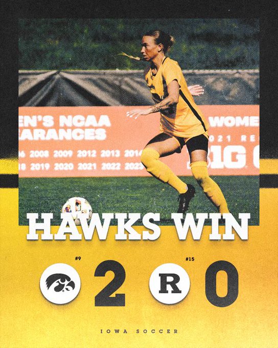 Iowa soccer 2-0 win vs Rutgers Iowa soccer 2-0 win vs Rutgers