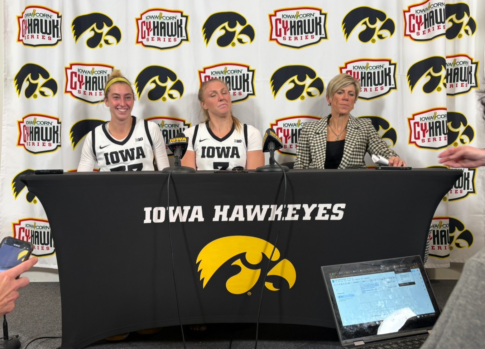 Postgame after 76-59 win over Iowa State