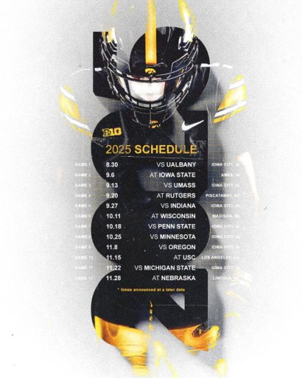 Iowa 2025 Schedule