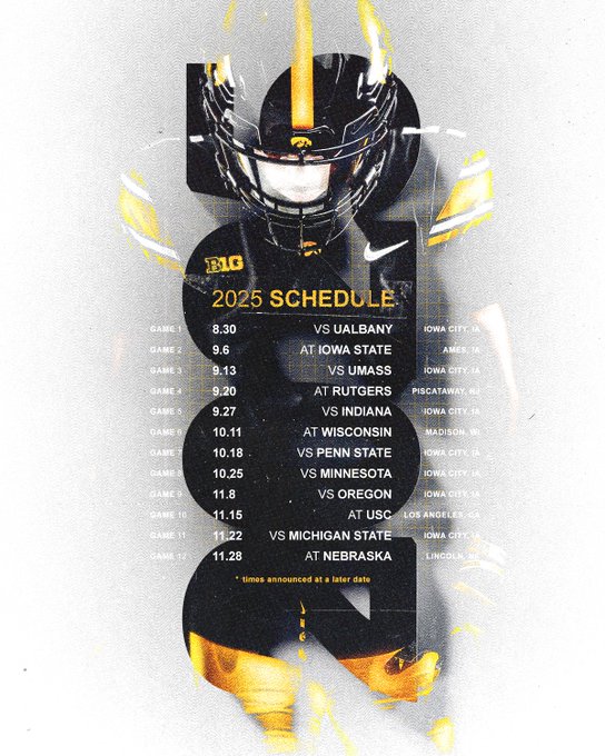 Iowa 2025 Schedule