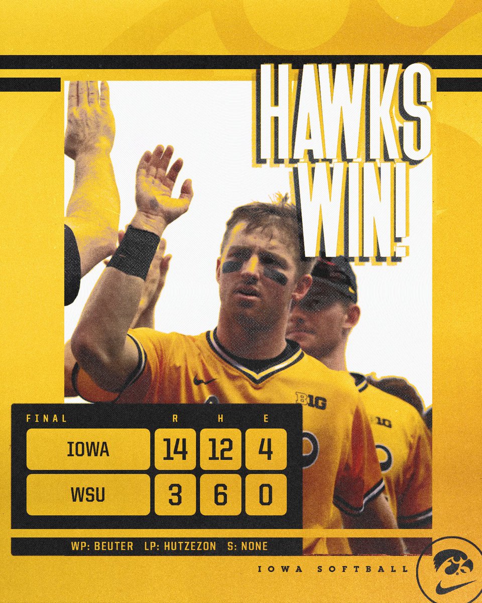 Iowa Baseball 14-3 win over Washington State