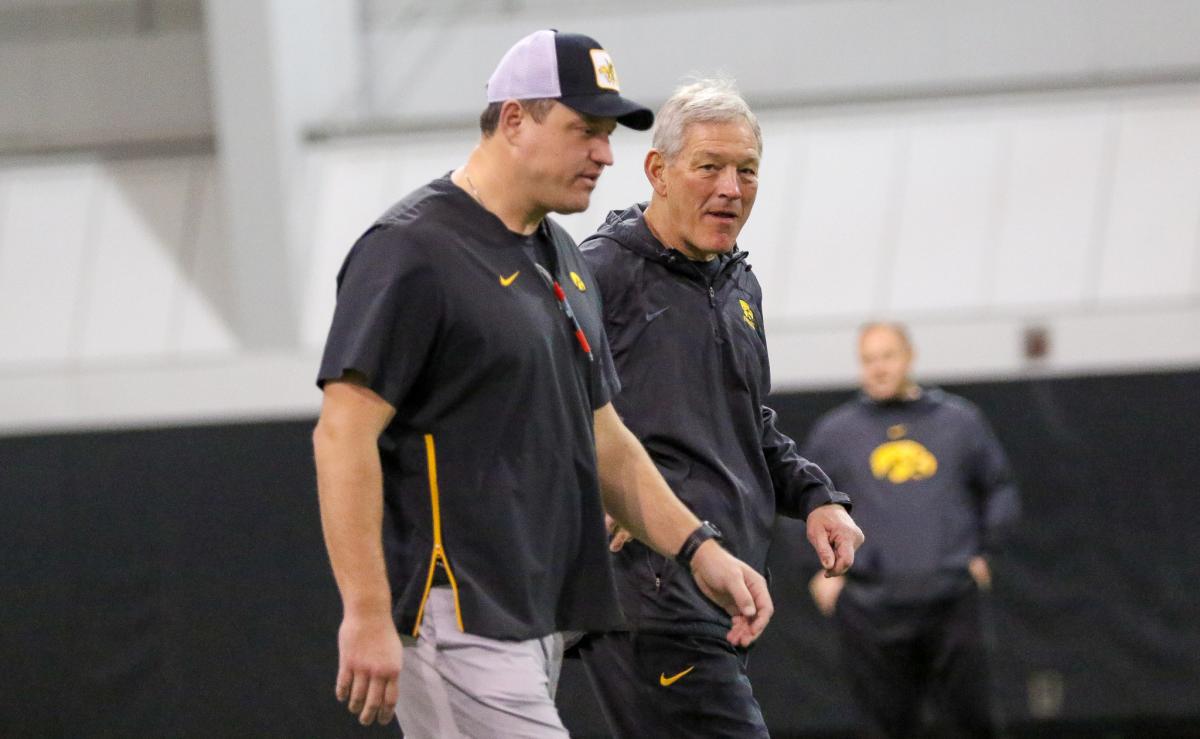 Kirk Ferentz, Brian Ferentz 