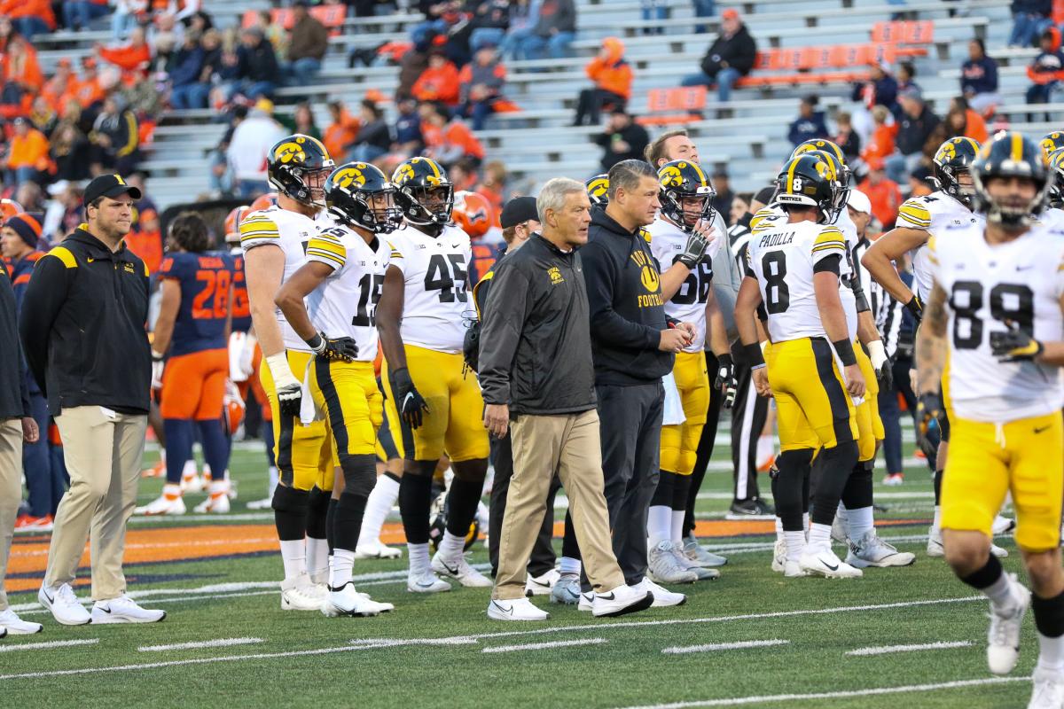 Kirk Ferentz, Brian Ferentz 
